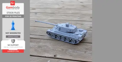 AMX M4 (1949) tank - Tank Model STL