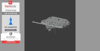 Archer (British TD) tank - Tank Model STL