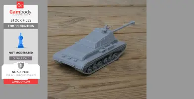 Archer (British TD) tank - Tank Model STL