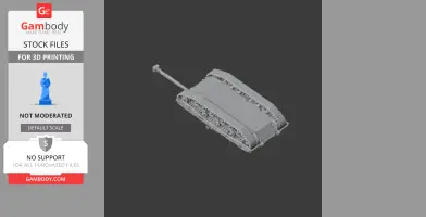 Archer (British TD) tank - Tank Model STL