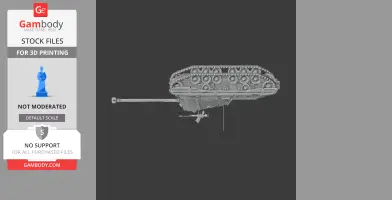 Archer (British TD) tank - Tank Model STL