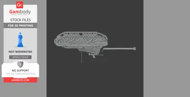 Archer (British TD) tank - Tank Model STL