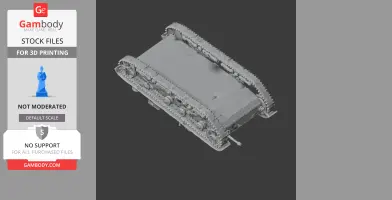 7TP (Polish) tank - Tank Model STL