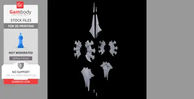 Voidseeker3D Printable Model (Inspired by StarCraft)