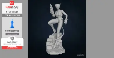 Absolute Catwoman 3D Printable Model (Inspired by Absolute Batman Comics)
