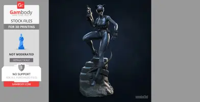 Absolute Catwoman 3D Printable Model (Inspired by Absolute Batman Comics)