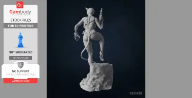 Absolute Catwoman 3D Printable Model (Inspired by Absolute Batman Comics)