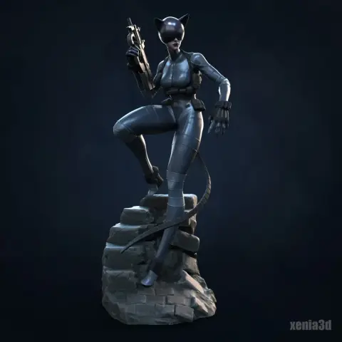 Absolute Catwoman 3D Printable Model (Inspired by Absolute Batman Comics)