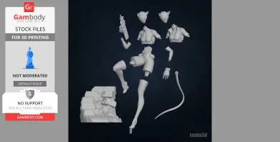 Absolute Catwoman 3D Printable Model (Inspired by Absolute Batman Comics)