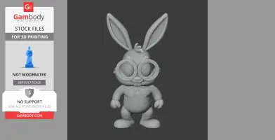 Bugs Bunny Spider-Man Ring Figure - Mashup Figure STL