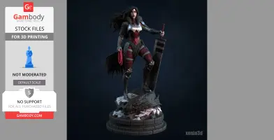 Wonder Woman Absolute 3D Printable Model (Inspired by Wonder Woman Absolute Comics)
