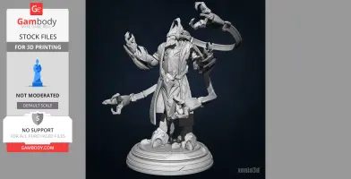 Karax — 3D Printable Model (Inspired by StarCraft II)