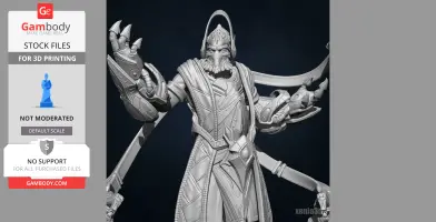 Karax — 3D Printable Model (Inspired by StarCraft II)