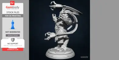 Karax — 3D Printable Model (Inspired by StarCraft II)