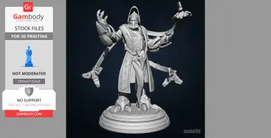 Karax — 3D Printable Model (Inspired by StarCraft II)