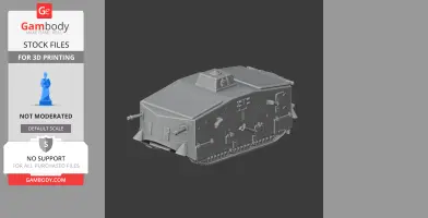 A7V (WWI) tank - Tank Model STL