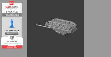 AMX M4 (1949) tank - Tank Model STL