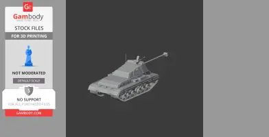 Archer (British TD) tank - Tank Model STL