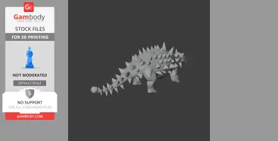 Minotaurasaurus - Prehistoric Animal STL
