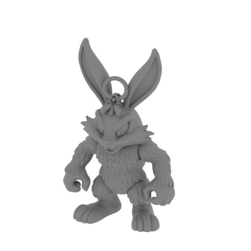 Bugs Bunny Werewolf Ring Figure.stl