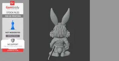 Bugs Bunny Witcher Ring Figure - Mashup Figure STL