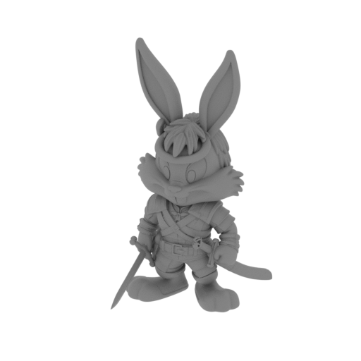 Bugs Bunny Witcher Ring Figure.stl