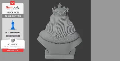 Boleslaw the Brave Bust - Historical Warrior STL