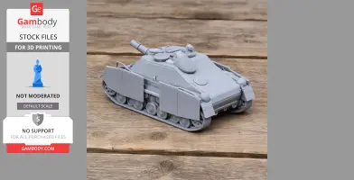 Brummbar tank - Tank Model STL