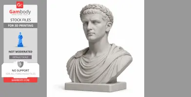 Caligula Bust - Historical Warrior STL