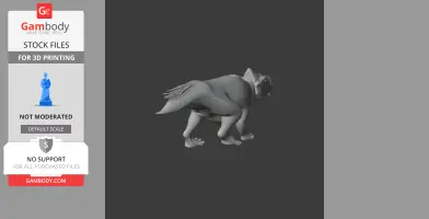 Montanoceratops - Prehistoric Animal STL