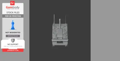 Caesar (wheeled SPG) tank - Tank Model STL
