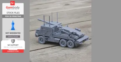 Caesar (wheeled SPG) tank - Tank Model STL
