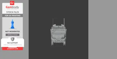 Caesar (wheeled SPG) tank - Tank Model STL