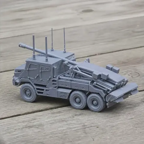 Caesar (wheeled SPG) tank - Tank Model STL