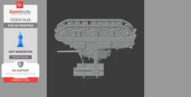 Calliope Sherman tank - Tank Model STL