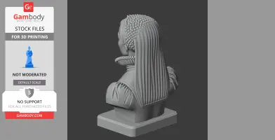 Catherine de Medici Bust - Historical Warrior STL