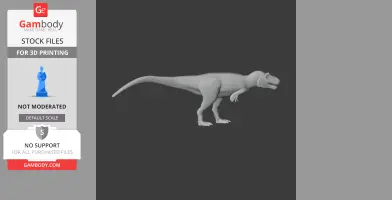Nanuqsaurus - Prehistoric Animal STL