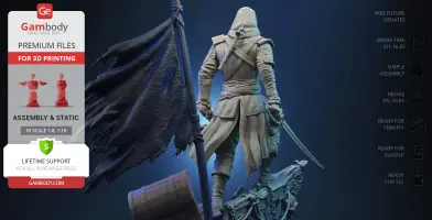 Edward Kenway Resynced 3D Printer Files | Assembly