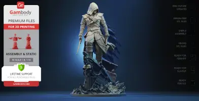Edward Kenway Resynced 3D Printer Files | Assembly
