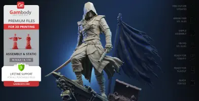 Edward Kenway Resynced 3D Printer Files | Assembly
