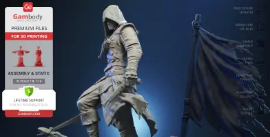 Edward Kenway Resynced 3D Printer Files | Assembly