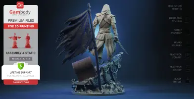 Edward Kenway Resynced 3D Printer Files | Assembly