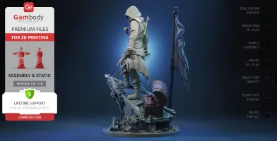 Edward Kenway Resynced 3D Printer Files | Assembly