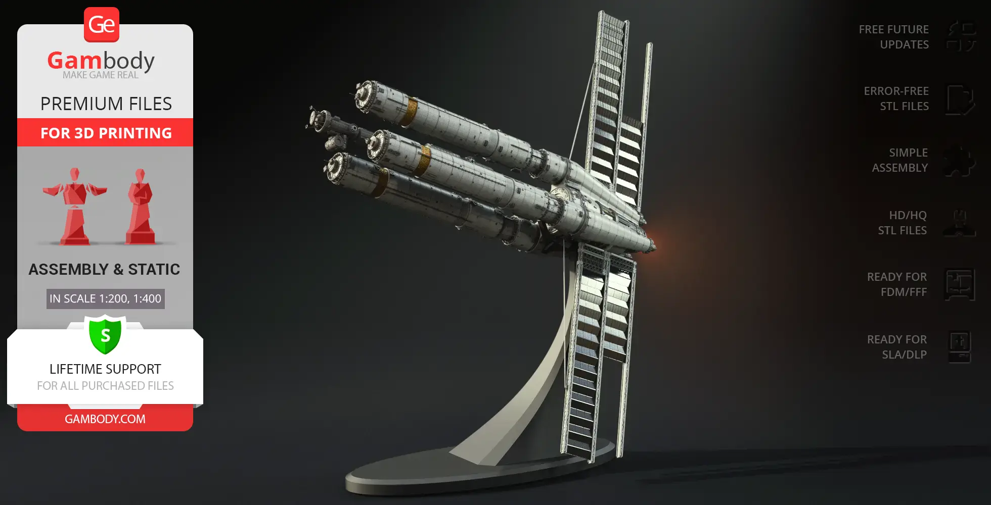 Hail Mary Ship 3D Printer Files | Assembly