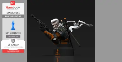 Deathstroke STL 3D Printing Model Premium