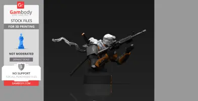 Deathstroke STL 3D Printing Model Premium