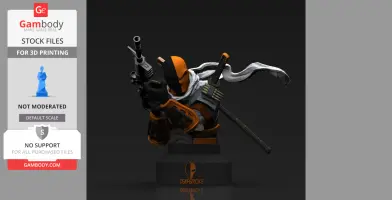 Deathstroke STL 3D Printing Model Premium