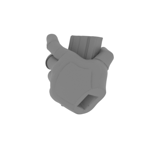 Seathstroke Bust LEFT_HAND.stl