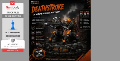Deathstroke STL 3D Printing Model Premium