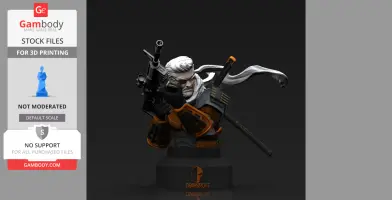 Deathstroke STL 3D Printing Model Premium